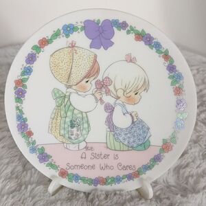 Vtg. Precious Moments "Sister" Plate